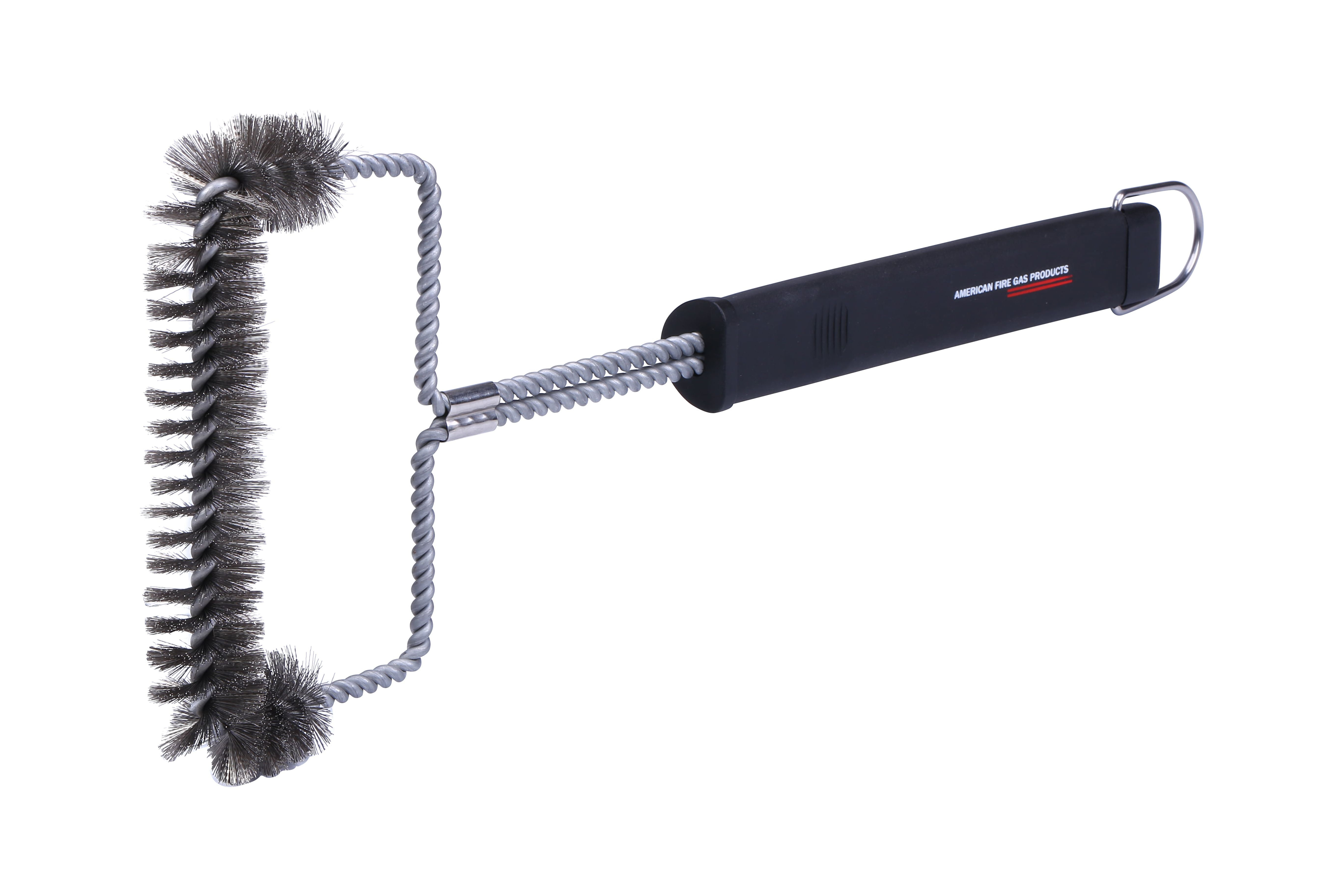 Clean grill brush 15inch 3 Sides Barbecue Grill Brush for Big Green Egg Charcoal, Electric