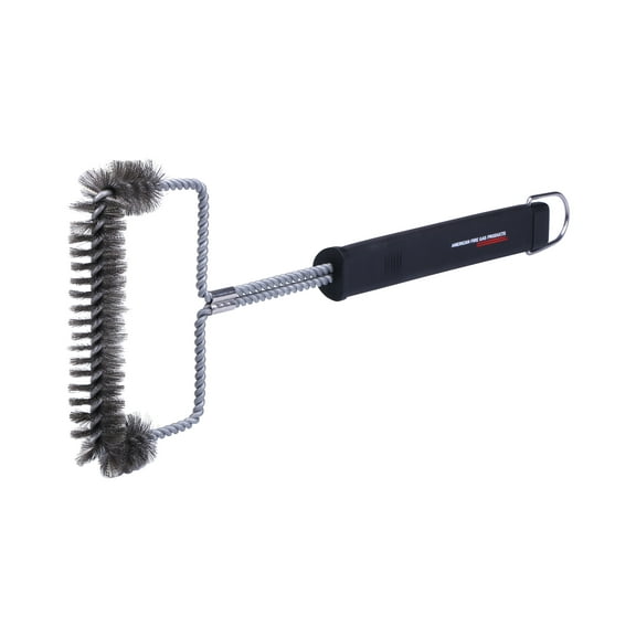 Clean grill brush 15inch 3 Sides Barbecue Grill Brush for Big Green Egg Charcoal, Electric