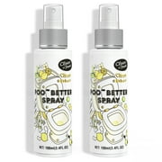 Clean-n-Fresh Toilet Spray,6.8 fl.oz Poo Spray,up to 400+ Uses,Bathroom Deodorizer Citrus Scent 2PK