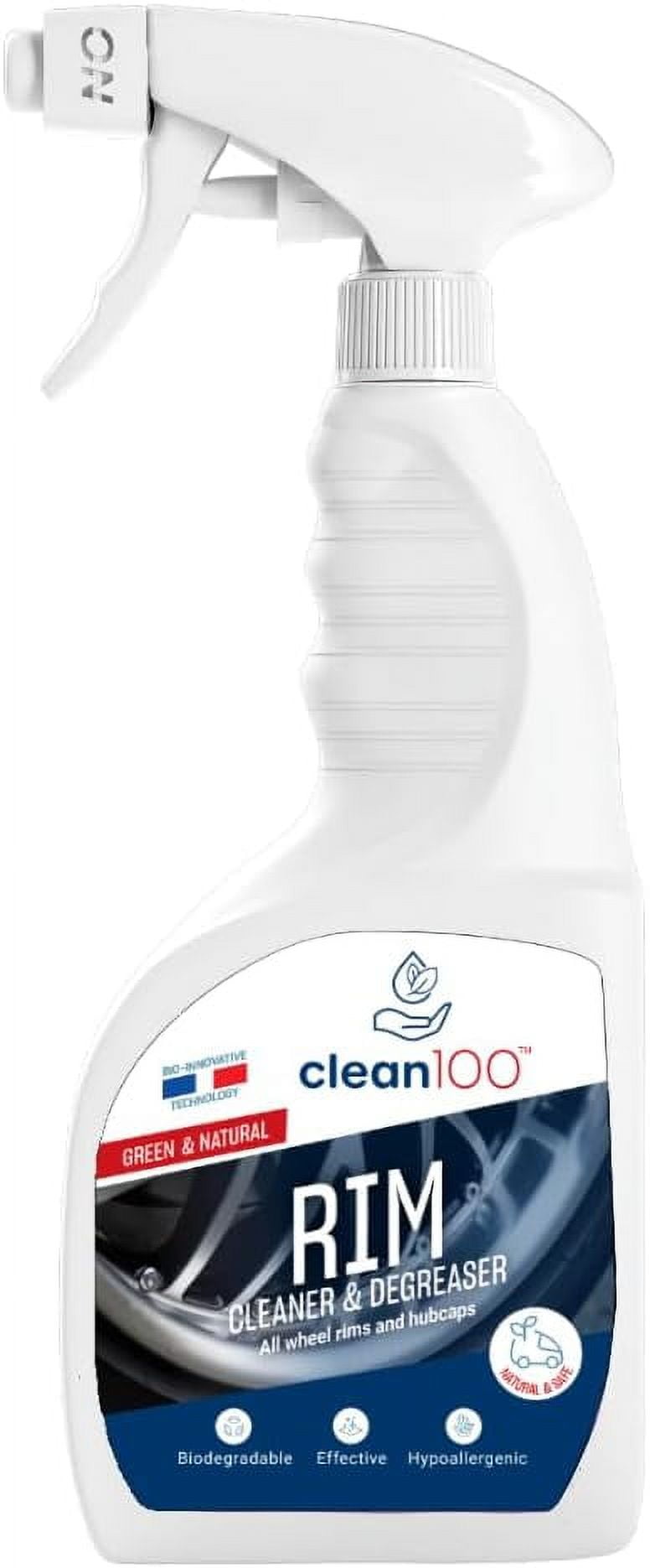 Clean100 Rim Cleaner and Degreaser All Purpose Grease Remover for