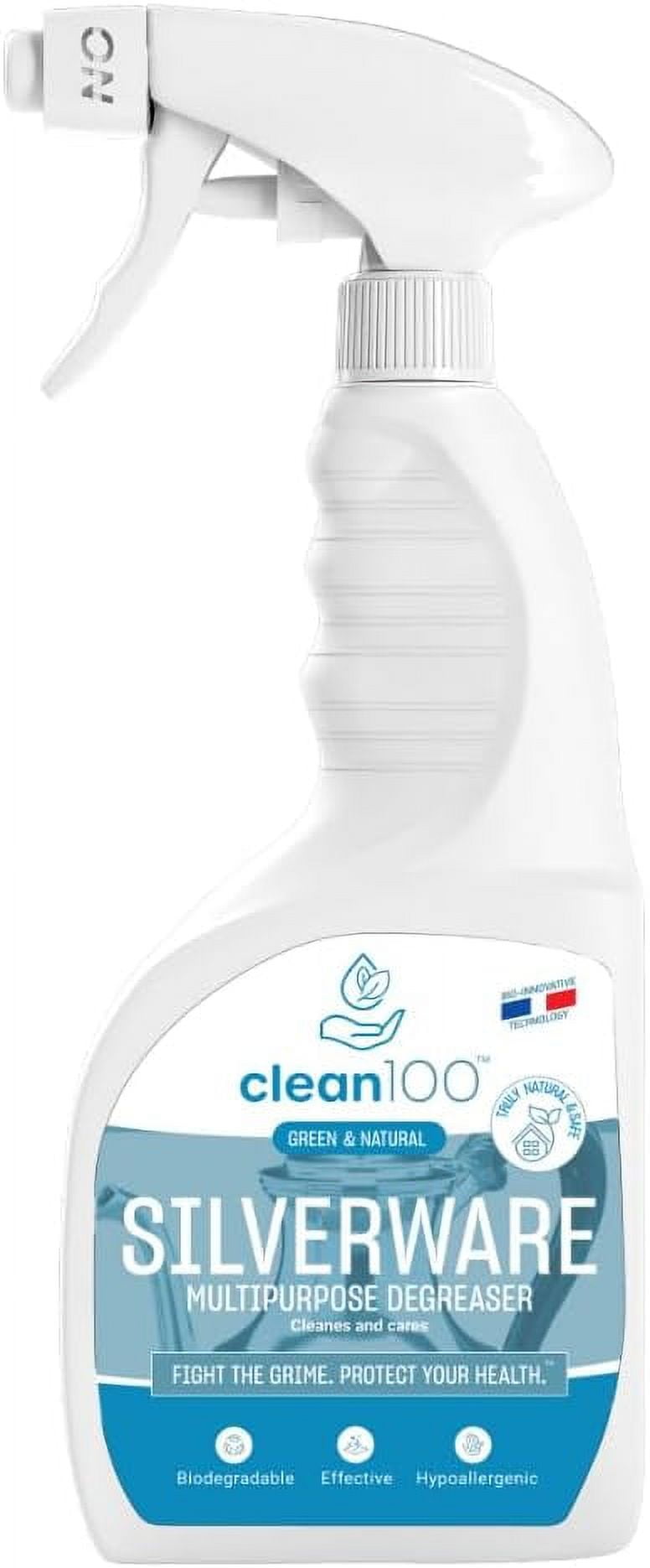 Clean100 Silverware Multipurpose Cleaner Spray Special Metal Degreaser