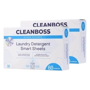 CleanBoss Laundry Detergent Smart Sheets - 60 Sheets