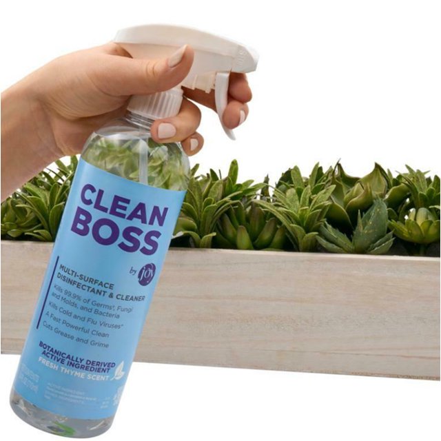 CleanBoss by Joy 24oz Multisurface Disinfectant & Cleaner, Fresh Thyme
