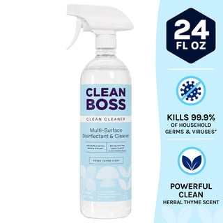 CleanBoss Multi-Surface Botanical Disinfectant, Fresh Thyme, 24 fl oz