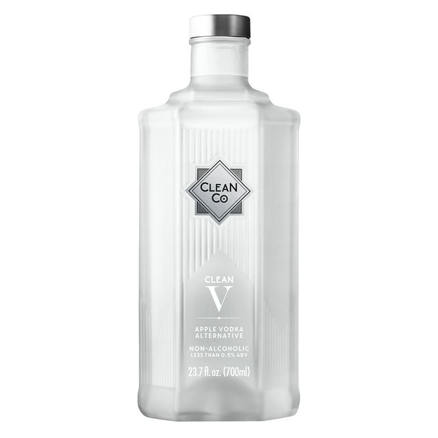 CleanCo CLEAN V, NonAlcoholic Vodka Alternative, 23.7 fl oz (700ml