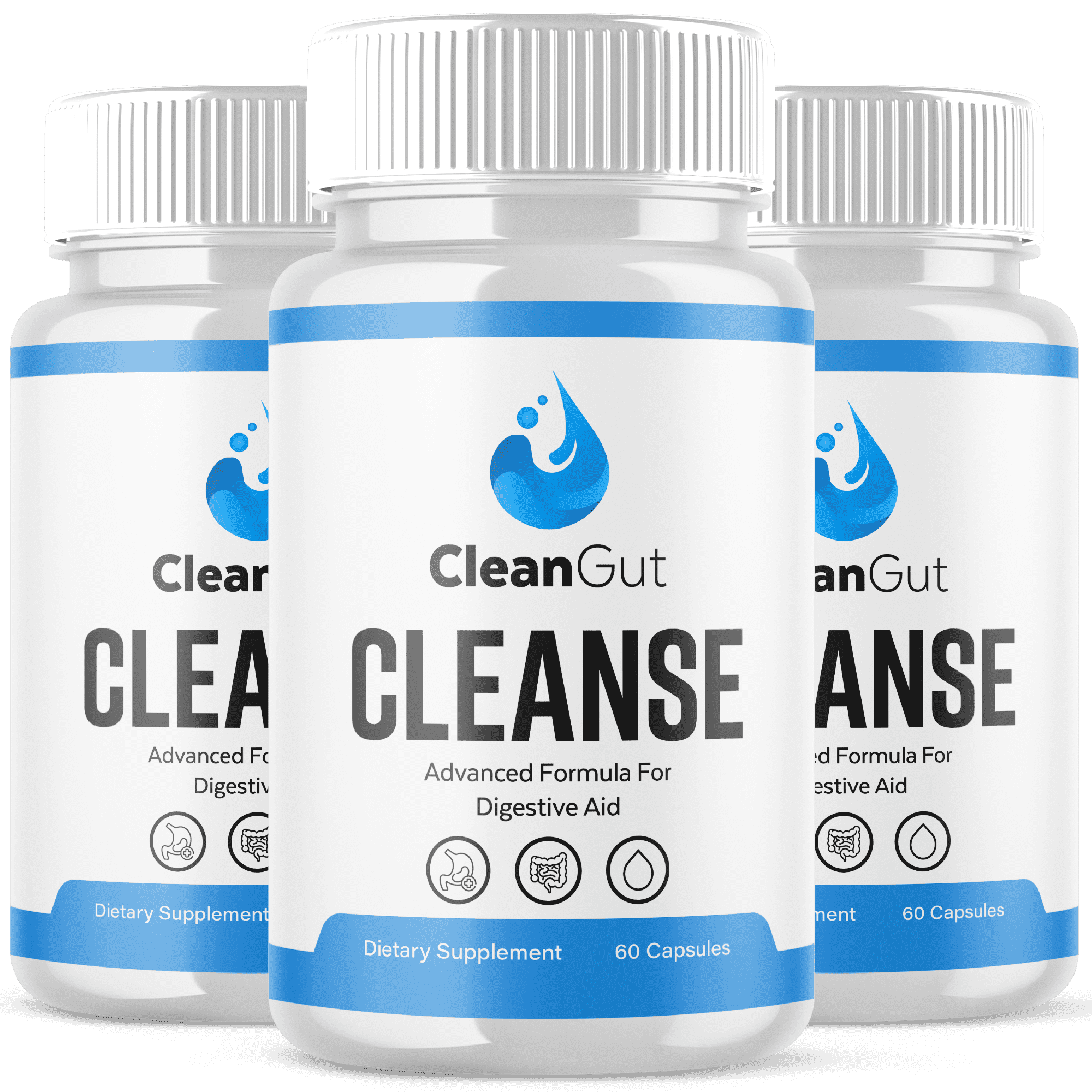 CleanGut Cleanse Gut Health Pills Advanced Formula Digestion Support ...