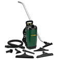 thumbnail image 1 of CleanMax CMP-6 Backpack Vacuum, 6 Qt, HEPA, 110 CFM, 50 ft Cord, 7 Tools, Green, 1 of 4