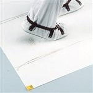 CleanTack-Cleanroom Adhesive Mats, 18" X 45", White, 4/Case
