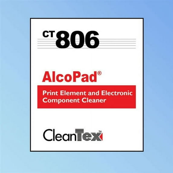 CleanTex AlcoPad 91% Alcohol Wipes, Electronic Component Cleaner, 250/box