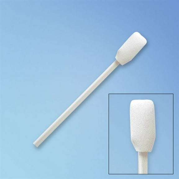 CleanTex Rectangular Head Foam Swab, 100/bag