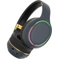 CleanX Bluetooth Headphones with RGB Lights, Foldable Wireless OverEar