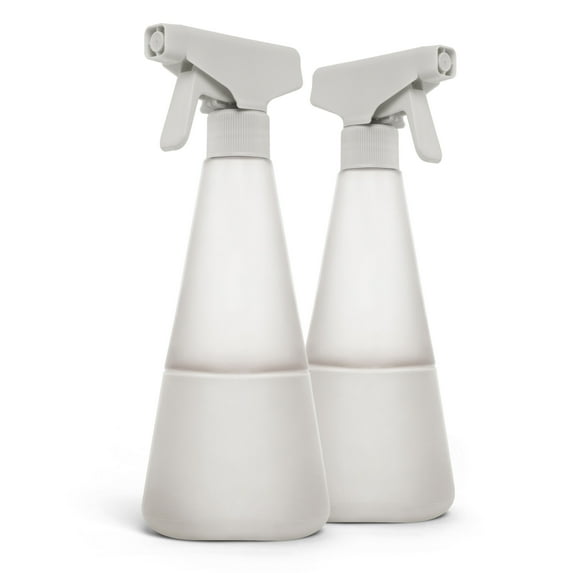 Cleancult All Purpose Cleaner Spray Glass Dispenser, Shatter Resistant, Stone Gray, 2 Pack, 17 oz
