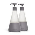 thumbnail image 1 of Cleancult Dish Soap Glass Dispenser, Shatter Resistant, Charcoal Gray, 2 Pack, 15 oz, 1 of 7