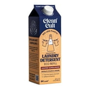 Cleancult Laundry Detergent Refill, Nature-Inspired Ingredients, Juniper Sandalwood Scent, 32 fl oz 64 loads