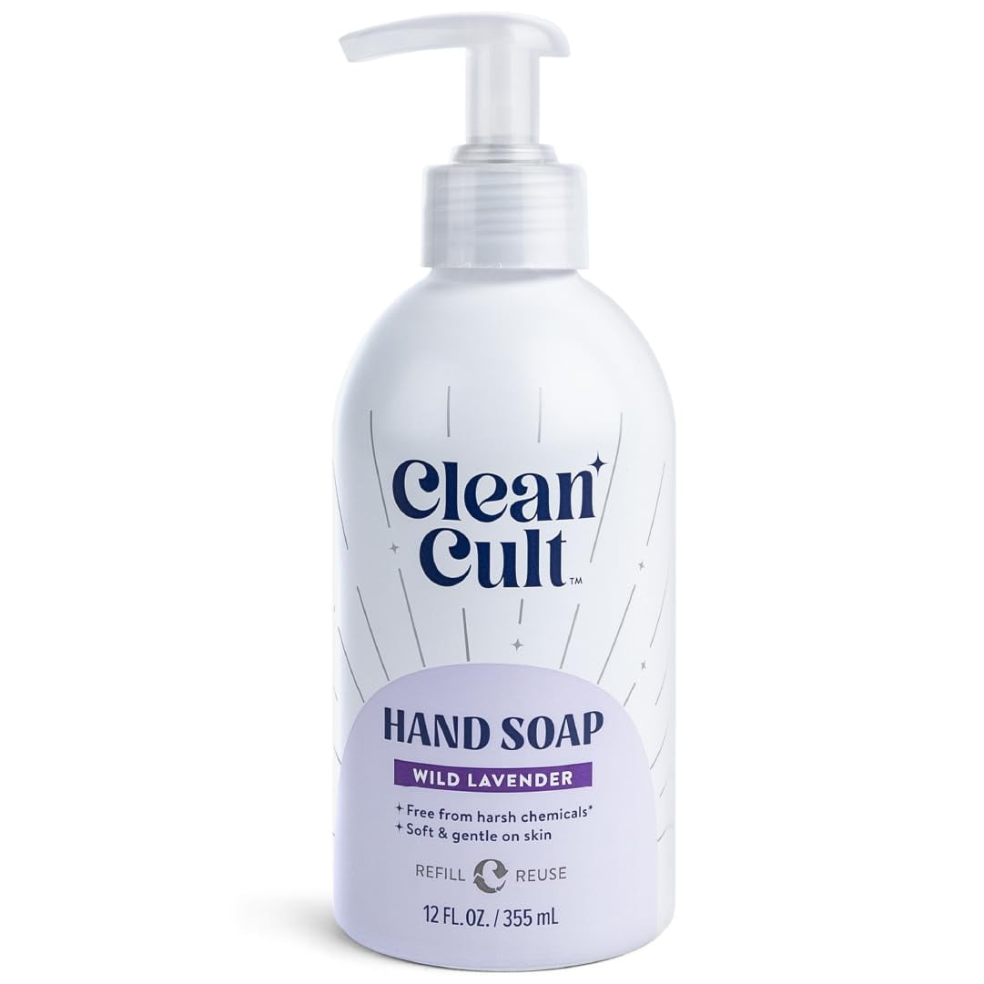 Cleancult - Wild Lavender - Moisturizing Liquid Hand Soap - Refillable ...