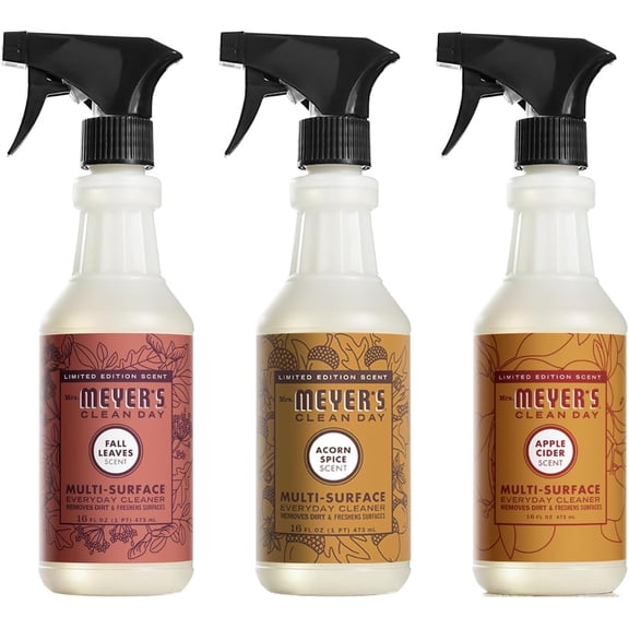 Cleaner 3 Pack Variety 16 OZ Each, 1 CT (Acorn Spice + Cider + Fall Leaves)