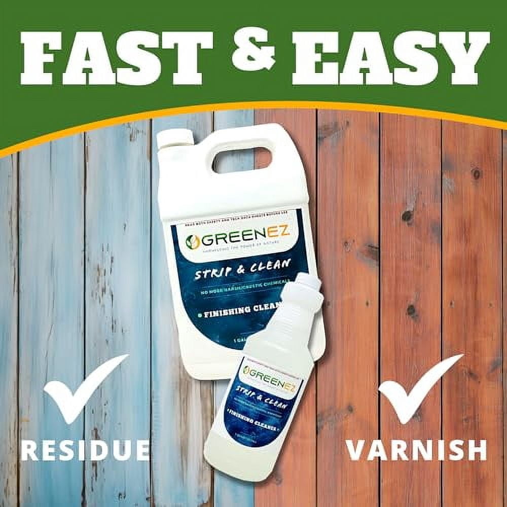 Cleaner | Heavy-Duty Stripper Residue & Grease Remover for Wood ...