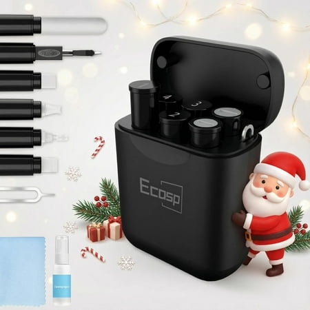 Cleaner Kit for AirPod, Multi-Tool iPhone Cleaning Kit, Cell Phone Cleaning Repair & Recovery iPhone and iPad (Type C) Charging Port, Lightning Cables, and Connectors, Easy to Store and Carry Design