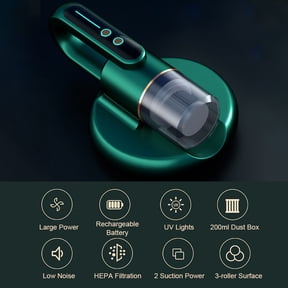 Cleaner Removal with HEPA Filtration and 5000PA Suction Instrument Wireless Household Bed Machine Cleaner Effectively Up Bed Mattresses Pillows Cloth Sofas Sanitizing