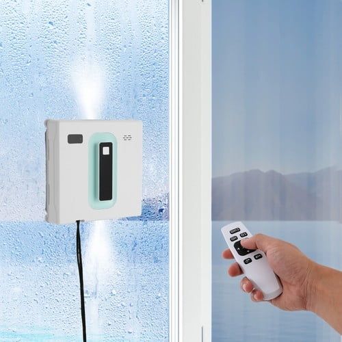 Cleaner Robot Automatic Window Vacuum Cleaner with 4*Cleaning Cloths Remote/APP