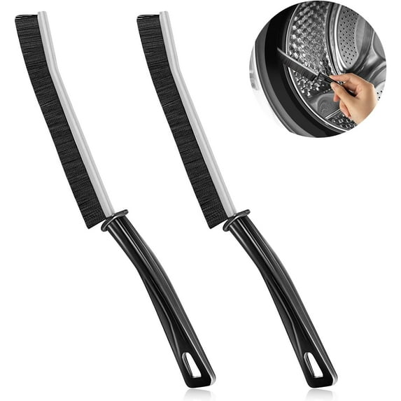 Cleaner Scrub Brush, Hard-Bristled Crevice Cleaning Brush, Multifunctional Crevice Gap Cleaning Brush Tool for Showers, Bathtubs, Kitchens Groove Cleaning (2PCS)