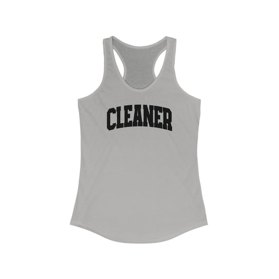 Cleaner Tank Top Gifts Shirt Womens Sleeveless