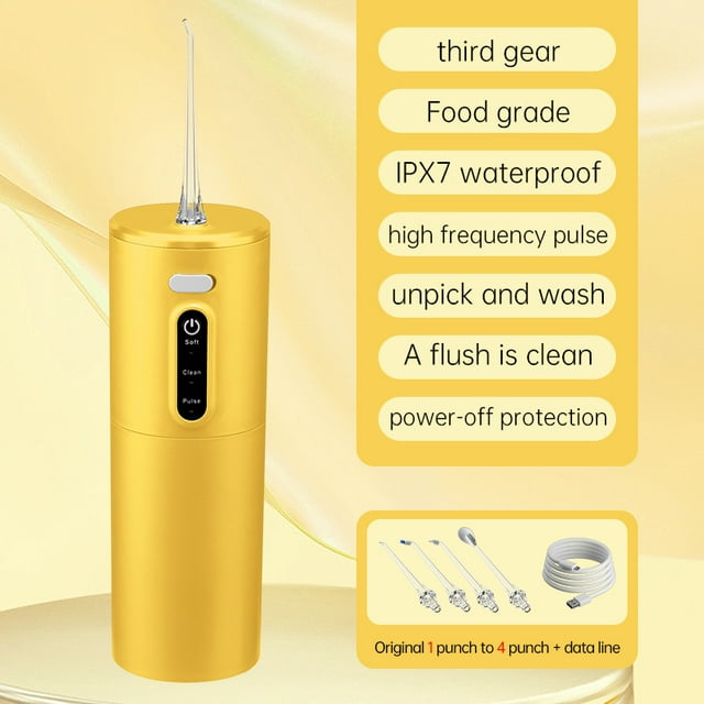 Cleaner oral irrigator dental stone pulse removal water floss 3 mode