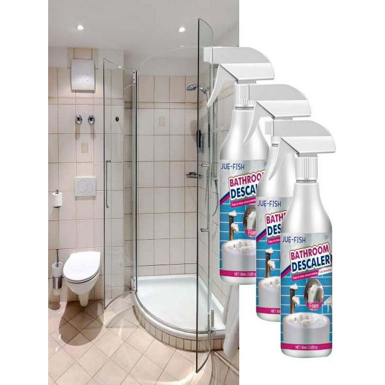 Cleaners Supplies Clearance Bathroom Cleaner Bathroom Glass Descaler To  Tile Faucet Remover Tub Cleaner 60ml 3PC