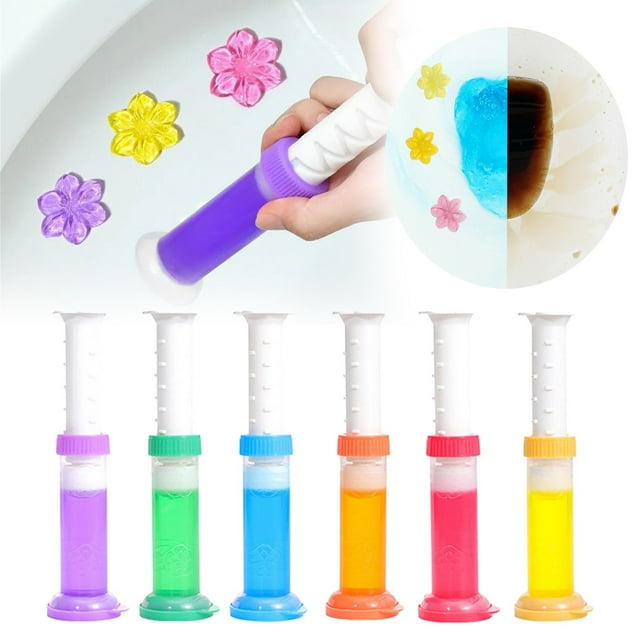 Cleaning Agent Lowprice! Hanzidakd Toilet Gel 11 Count Flower Toilet