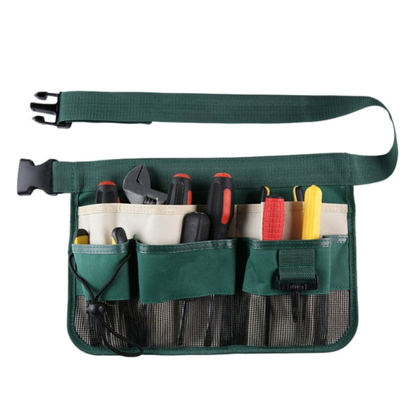 Cleaning Apron with 7 Pockets and Adjustable Waist Belt, Water-resistant Cleaning Caddy Aprons for Cleaning Work of House Hotel - Style:Style 4;