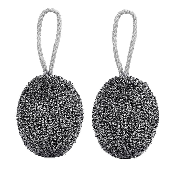 Cleaning Balls Endurance Cleaning Stainless Scrubbies Heat Pressed & Long Lasting Non Rusting Scrubber 2 Piece Clearance! 2X Steel Wool