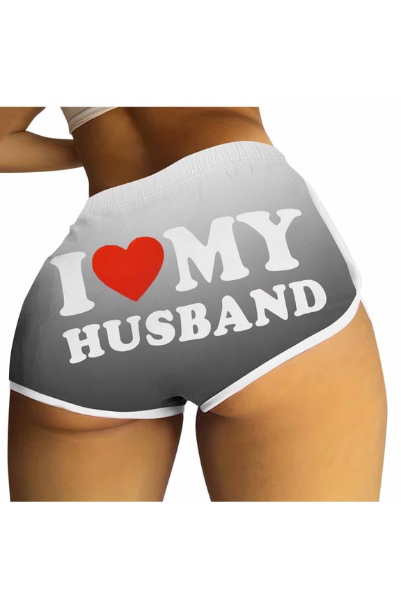 Cleaning Booty Shorts For Women Sexy Naughty Letter Printed Yoga Shorts Dance Gym Workout Running Active Hot Shorts Loungewear Pajama