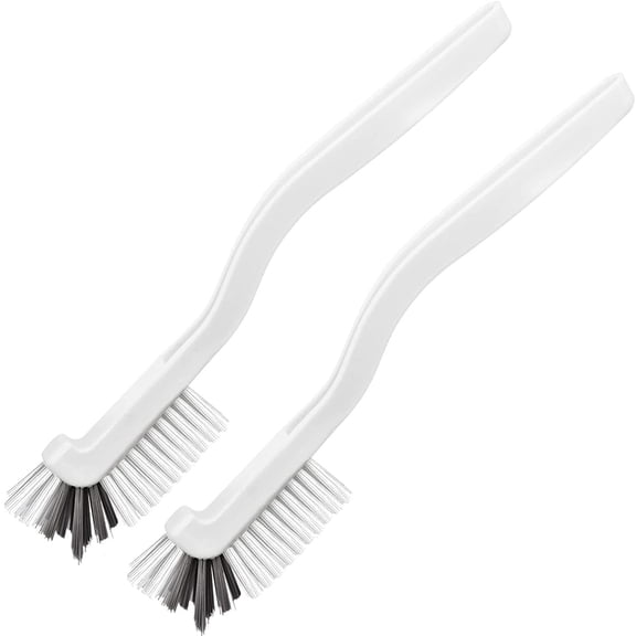 Cleaning Brush 2 Pcs Long Handle Cup Cleaning Brush for Wall and Machine Cleaning with Functional Design and 2PCS, One Size, White