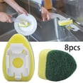 thumbnail image 1 of Cleaning Brush,8 Pack Dish Wand Sponge Brush Sponge Pads For Kitchen Room For Cleaning Kitchen, 1 of 6
