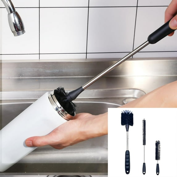 Cleaning Brush Set Baby Bottle & Insulated Mug Care Kit - Durable Nylon Design for Optimal Hygiene and Across Various Materials