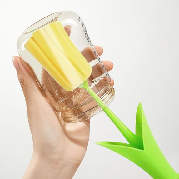Cleaning Brush Cleaning Tools for Kitchen and Bottle Cleaning Long-Handled Scrubber Set for Cups and Baby Bottles with Hanging Hooks Two-Piece