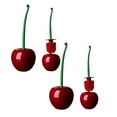 thumbnail image 1 of Cleaning Brush Clearance! Dusknt Cherry Shaped Toilet Brush Cherry Toilet Brush Toilet Brush and Holder Creative Toilet Brush with Holder and Long Handled Bathroom Cleaning Tool, 2 PC, 1 of 8