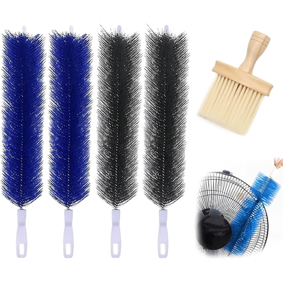 Cleaning Brush,Flexible Brush (Non-disassembly Cleaning) Microfiber Crevice Dust Collector,Bendable Duster for Standing Fan Vent Cleaner,Fan Cleaner Duster