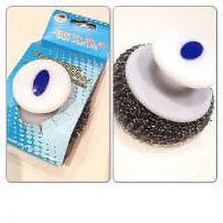 Cleaning Brush Handy Metal Scourer With Knob Pack of 3