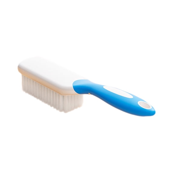 Cleaning Brush, Long Handle Scrub Brush with Soft Bristles for Laundry and Multi-Surface Use, Gentle on Delicates, Includes Hanging Hole for Storage