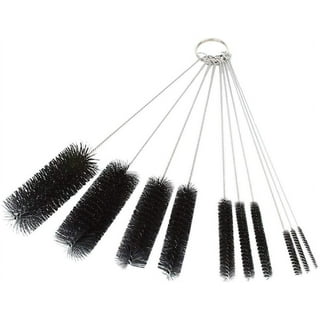 Sunnice Drinking Straw Cleaner Brush Set 10 Pack, 5-Piece 8? x 8mm Piper Cleaners and 5-Piece 8? x 10mm Straw Brush for Hummingbird?Feeders, Nylon Bristles