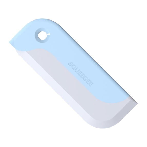 Cleaning Brush Squeegee Bathroom Squeegee Window Scraper For Ergonomic Shower Scraper Window Cleaner Household Squeegee For Home Kitchen, 6.3*2.36 in, Blue