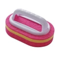 thumbnail image 1 of Cleaning Brush for Bathroom Kitchen Bathtub Toilet Cleaner All Purpose Shower Sponge Scrubbing Brush with Ergonomic Handle, 1 of 7