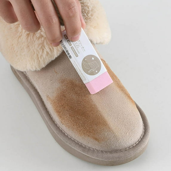 Cleaning Brush Nubuck and Suede Erasers for Stain Removal Shoe Cleaning Solutions for Car Seats Leather Accessories and Shoe Care Products