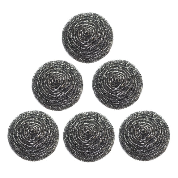 Cleaning Brush1 | Scouring Stainless Steel Scrubbing Pads 6PCs for Kitchen Dining Bar | Sponges Pad Wire 6PCs Scrubbing Stainless Steel Scouring Steel KitchenDining Bar