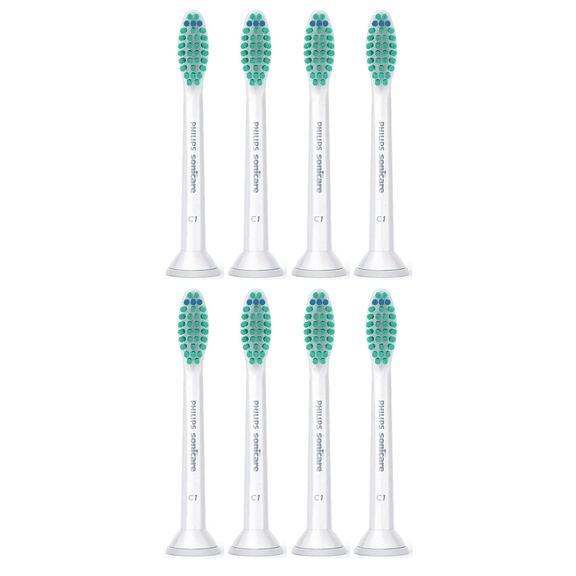 C1 Pro Results Replacement Toothbrush Heads Compatible with Slonicare DiamondClean Electric Toothbrush,8Pack,HX6014