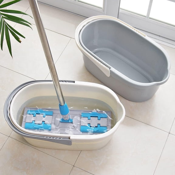 Cleaning Bucket, Good Grips Household Mop Bucket, Cleaning Caddy Organizer Basket with Handle, White