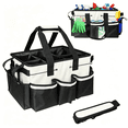 thumbnail image 1 of Large Cleaning Caddy Bag,Wearable Cleaning Caddy Supplies Organizer with Handle & Shoulder Straps for Cleaners, Housekeeper, car caddy organizer, 1 of 7