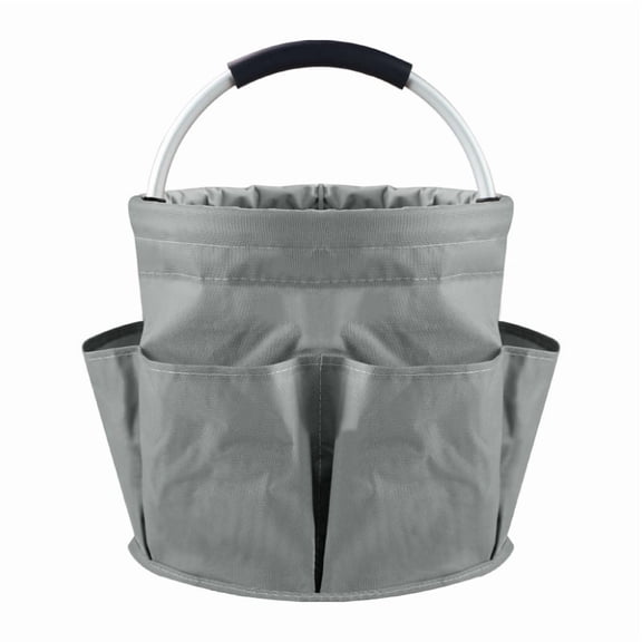 Cleaning Caddy with Handle, Cleaning Products Organiser, 17L Foldable Storage Basket, Cleaning Caddy Organiser, Portable Multi Cleaning Bucket Bag for Home, Garden