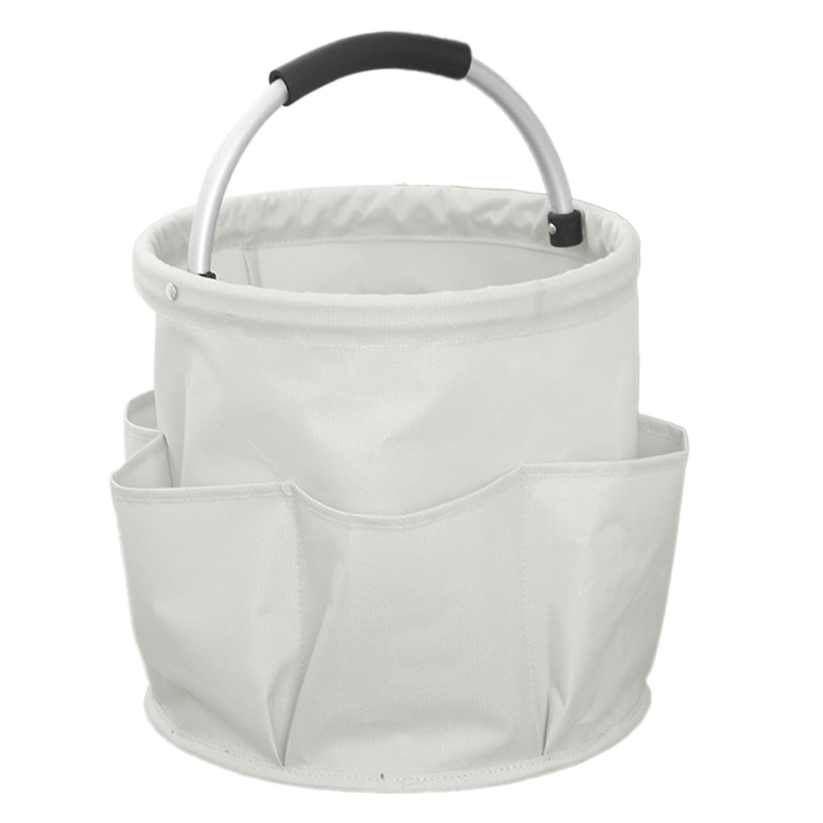 Cleaning Caddy with Handle Foldable Tool Bag Organizer with Multiple Pockets Portable Cleaning Supply Organizer for Household Detailing Supplies Towels and Cleaning Products Storage